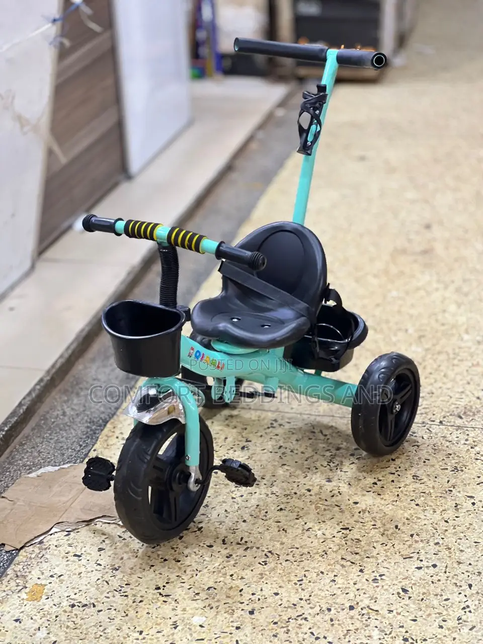 Baby Tricycle With Push Handle