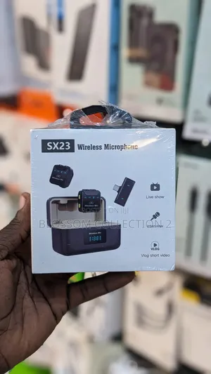 Sx23 Noise Canceling Mini Wireless Lavalier Microphone