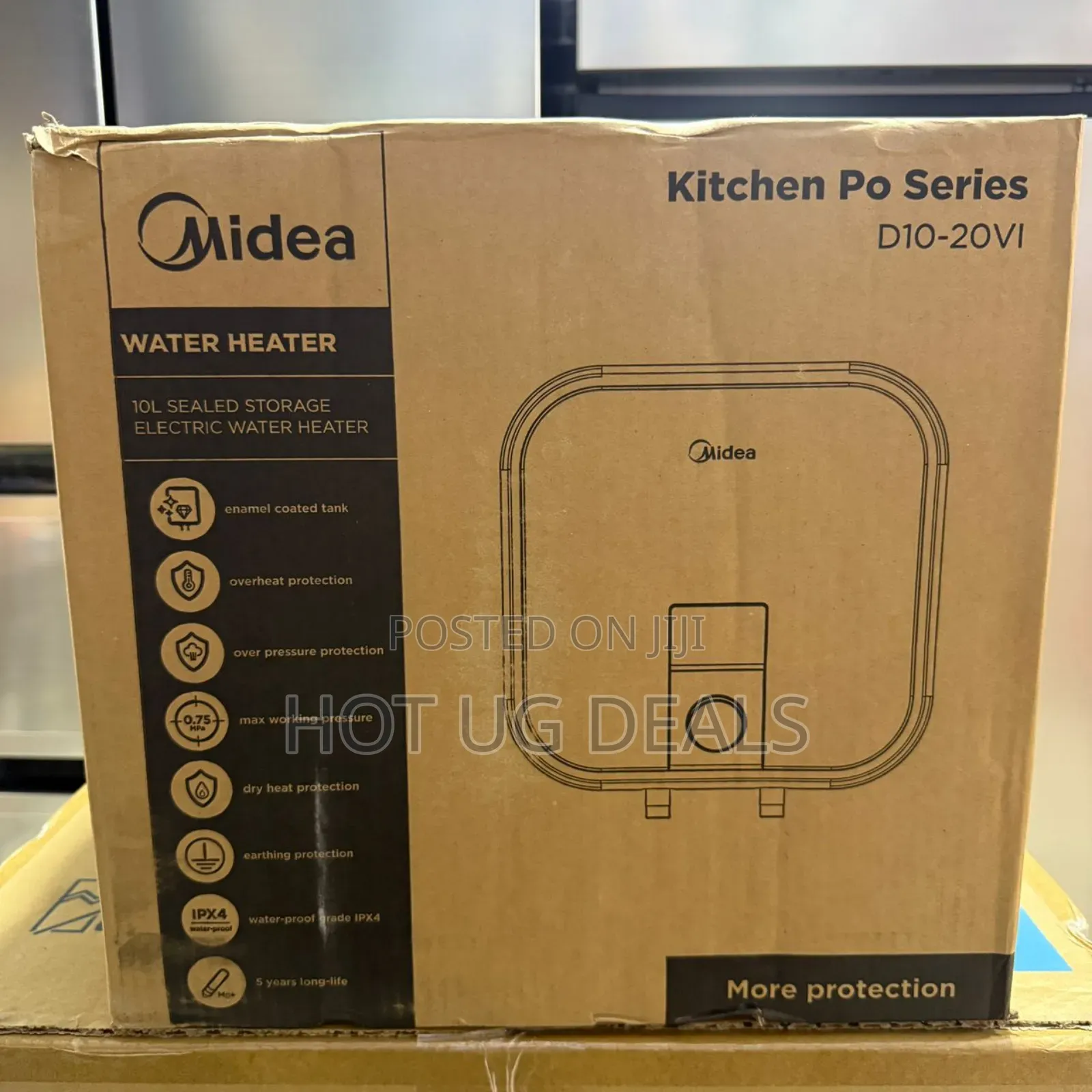 Midea 10l Electric Water Heater- White