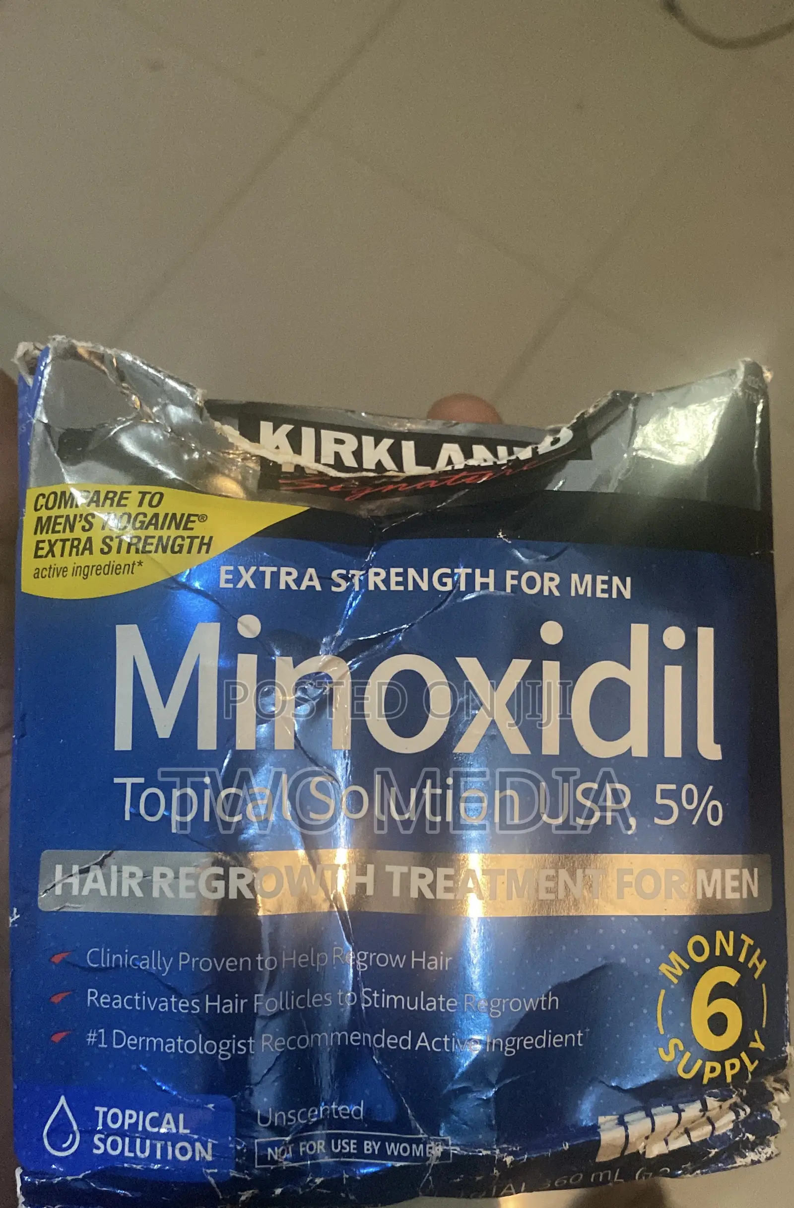 Minoxidil 5% Kirkland 6 Bottles