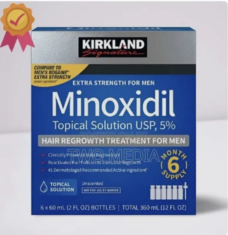 Minoxidil 5% Kirkland 6 Bottles