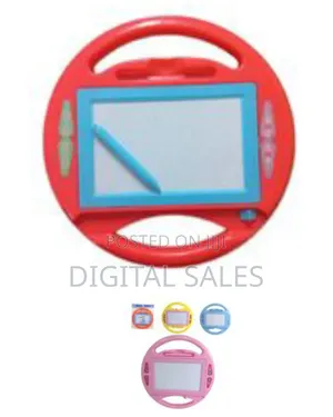 Round Drawing Board For Kids, Magnetic Whiteboard Early