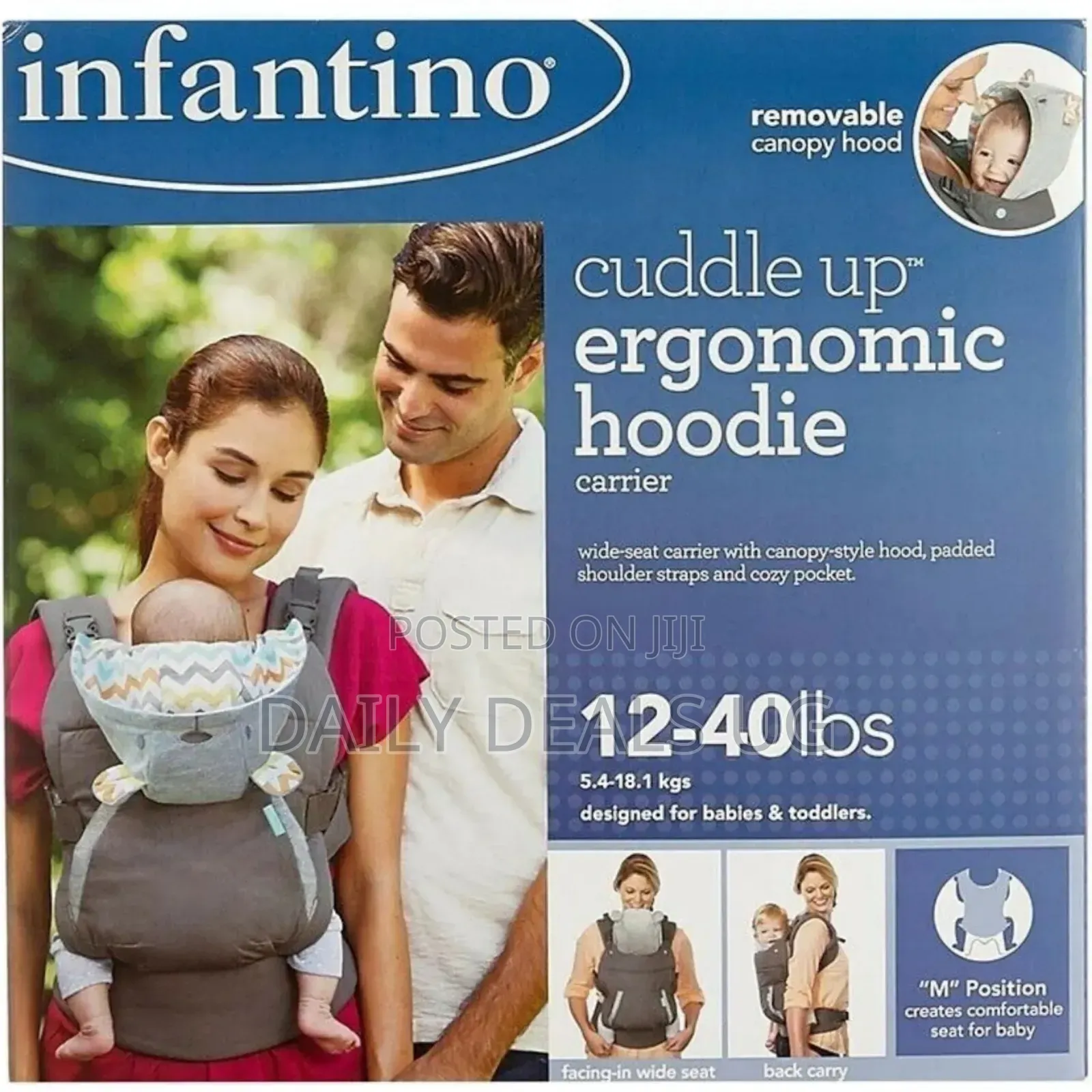 Infantino Cuddle Up Ergonomic Hoodie Carrier