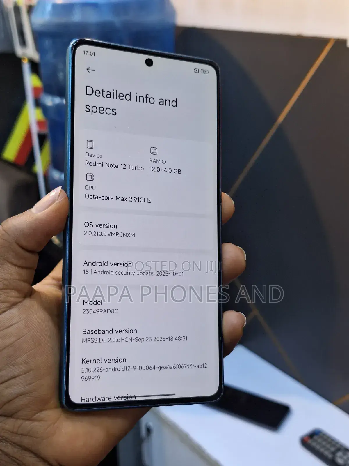 Xiaomi Redmi Note 12 Turbo 256 GB Blue