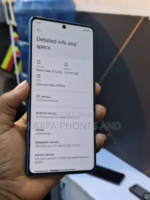 Xiaomi Redmi Note 12 Turbo 256 GB Blue