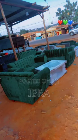 A Green Sofa Set With Good Material for Sale