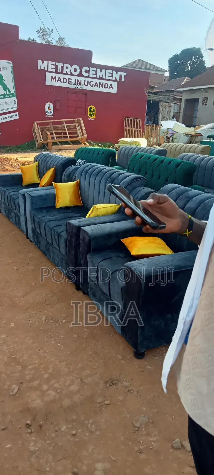 A Five Seater Sofa With Good Material