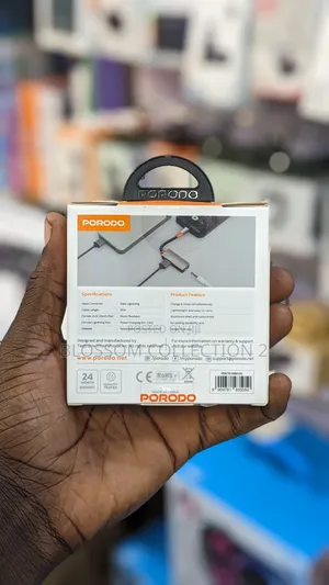 Porodo Audio Link Duo Lightening To 3.5m Jack And Type C In Let
