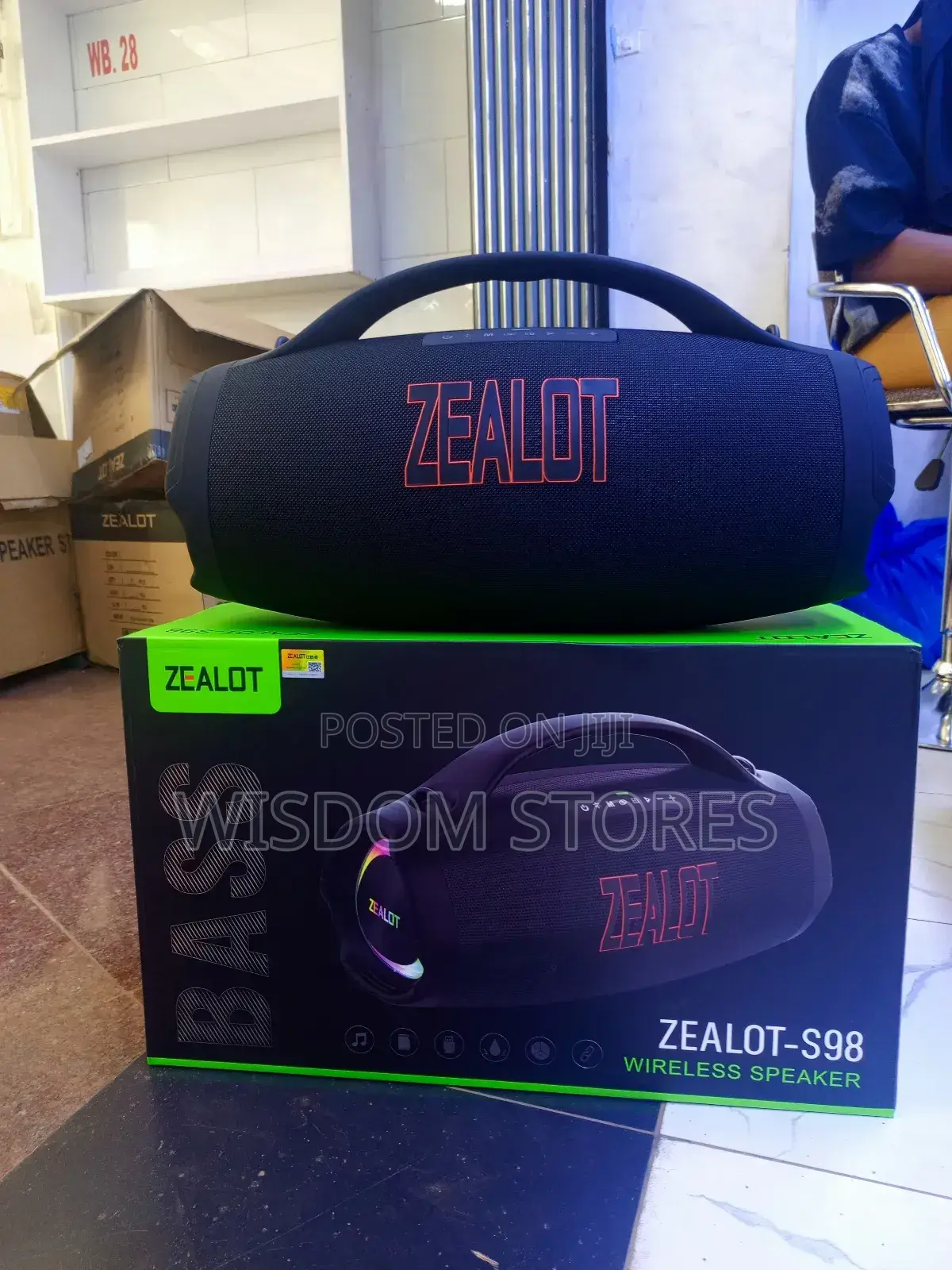 Zealot Zealoť 160w Super Bass Bluetooth Speaker, 36000mah Battery S98