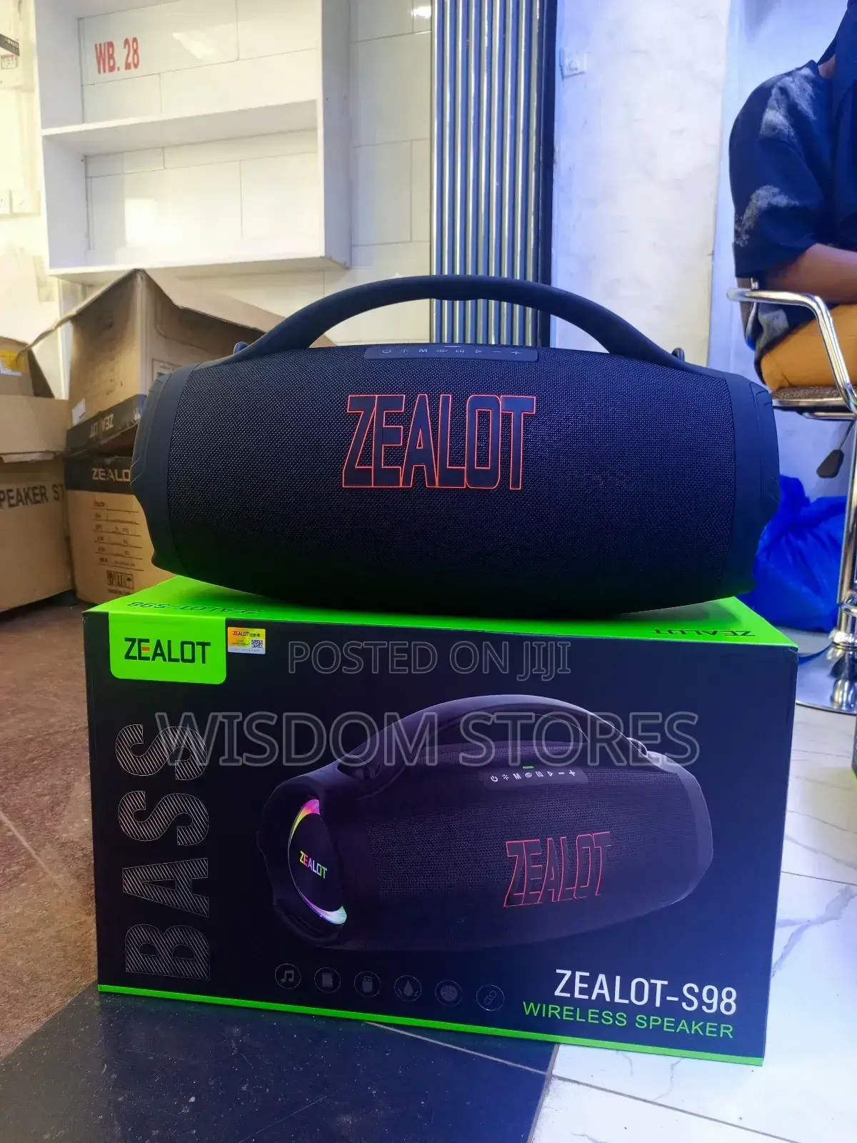 Zealot Zealoť 160w Super Bass Bluetooth Speaker, 36000mah Battery S98