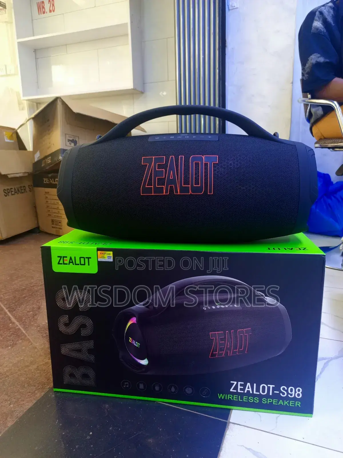 Zealot Zealoť 160w Super Bass Bluetooth Speaker, 36000mah Battery S98