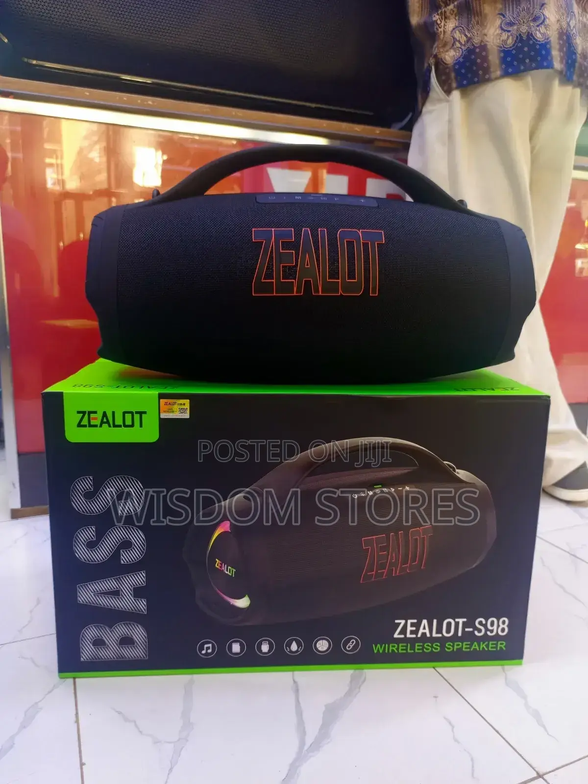 Zealot Zealoť 160w Super Bass Bluetooth Speaker, 36000mah Battery S98