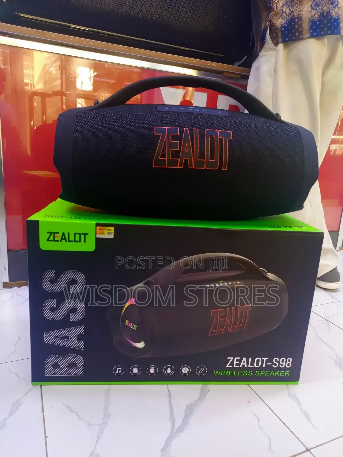 Zealot Zealoť 160w Super Bass Bluetooth Speaker, 36000mah Battery S98