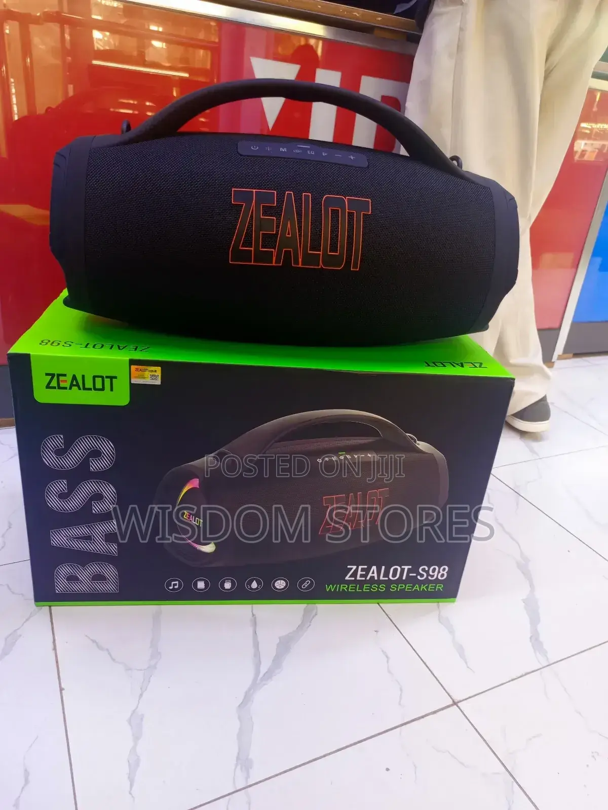 Zealot Zealoť 160w Super Bass Bluetooth Speaker, 36000mah Battery S98