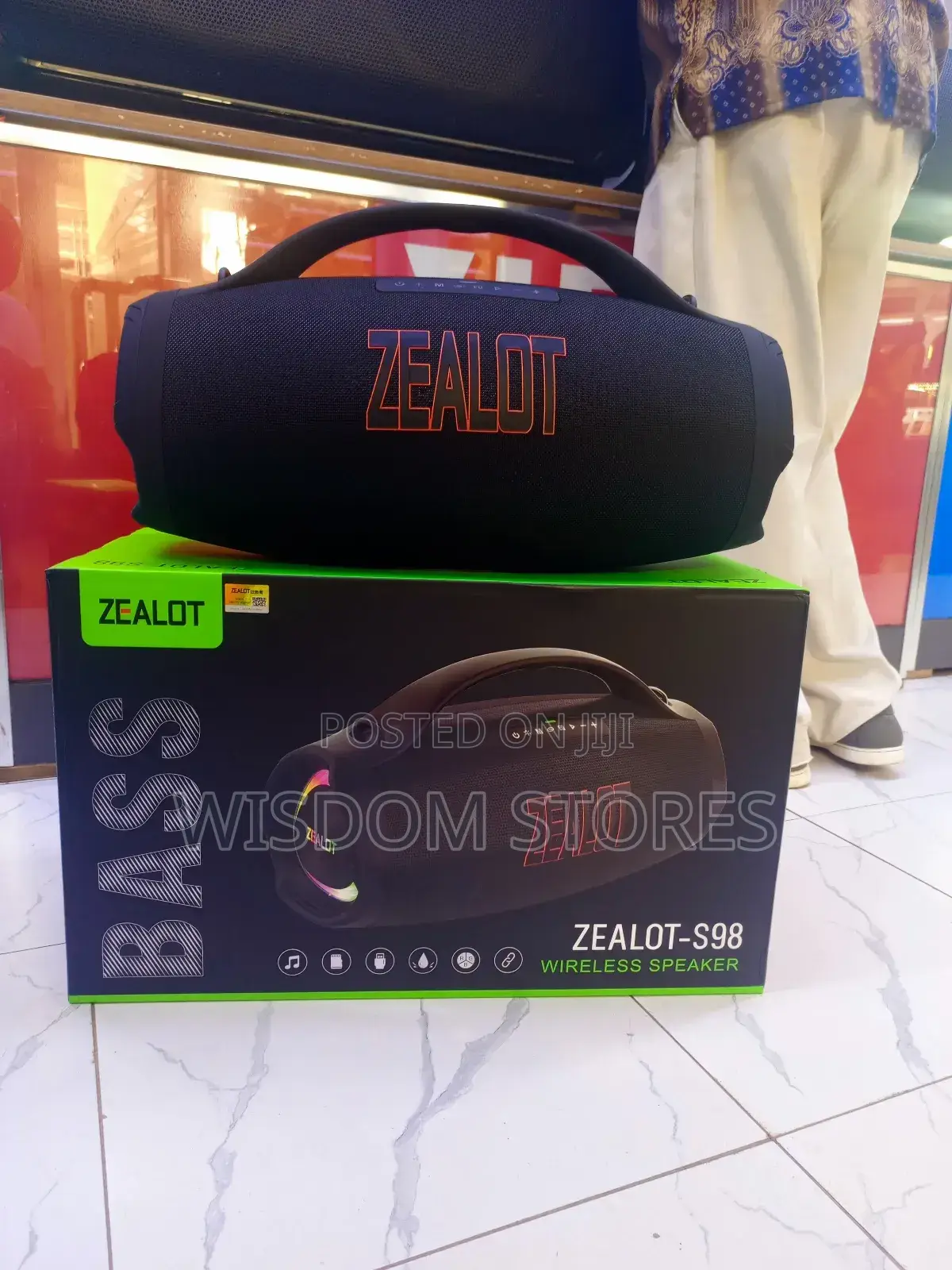Zealot Zealoť 160w Super Bass Bluetooth Speaker, 36000mah Battery S98
