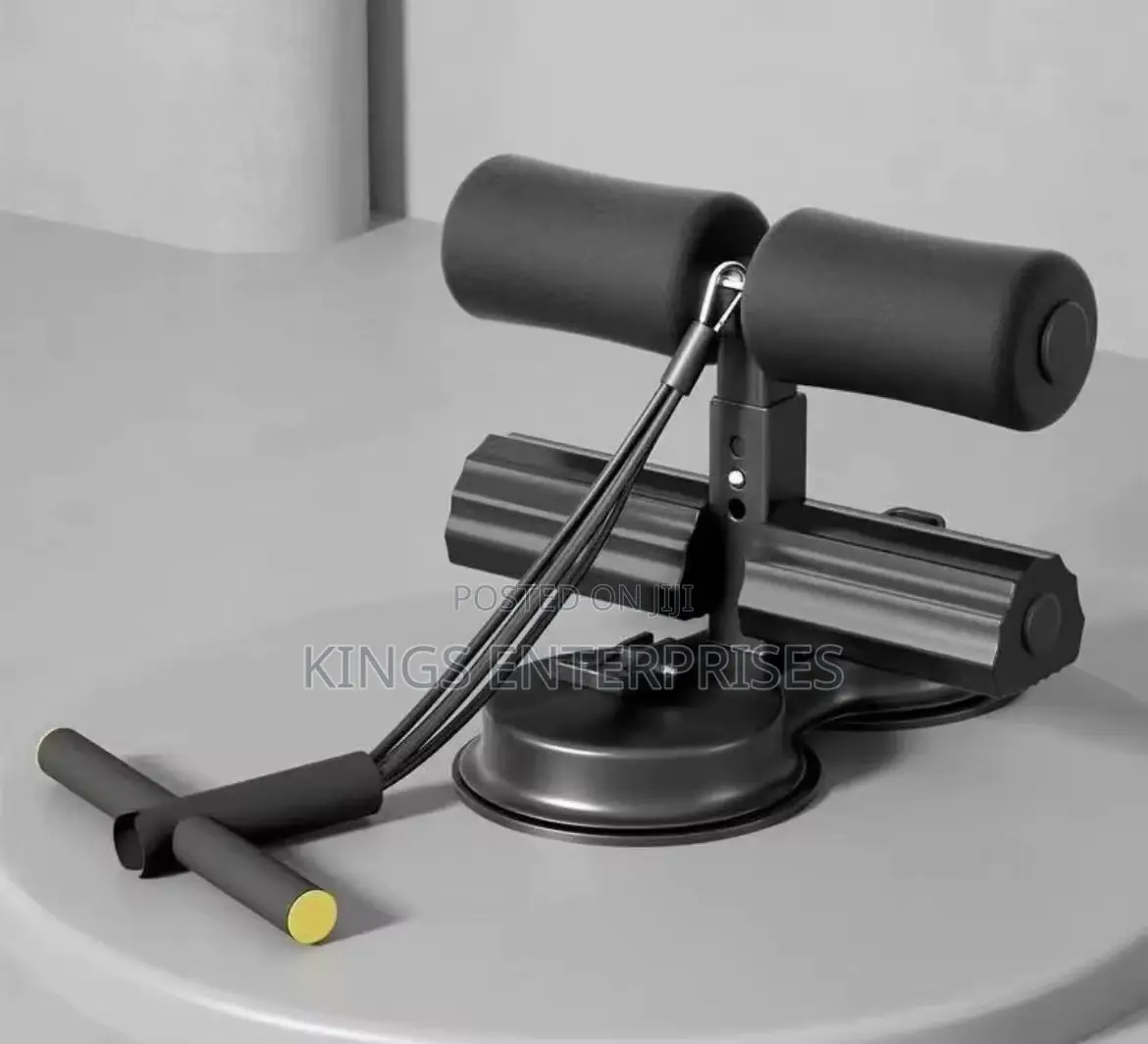 Portable Suction Cup Sit-Up With Ropes
