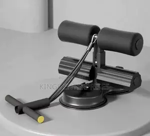 Portable Suction Cup Sit-Up With Ropes
