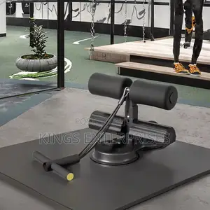 Portable Suction Cup Sit-Up With Ropes