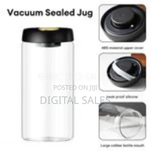 2 Pieces of 1200ml 1800ml Vacuum Sealed Tanks for Coffee Beans