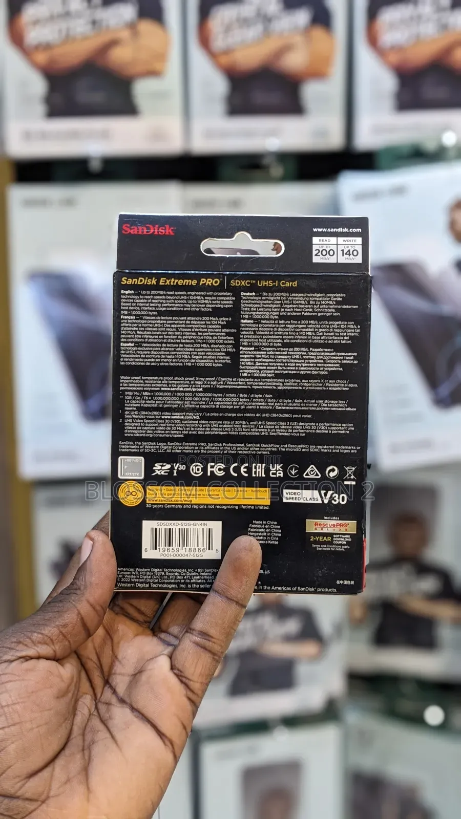 San Disk Extreme Pro 512gb