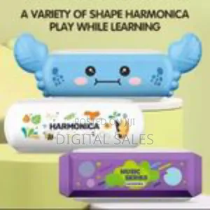 8 Pack Light Plastic 16 Holes Harmonica Music Cartoon Harmonica Organ