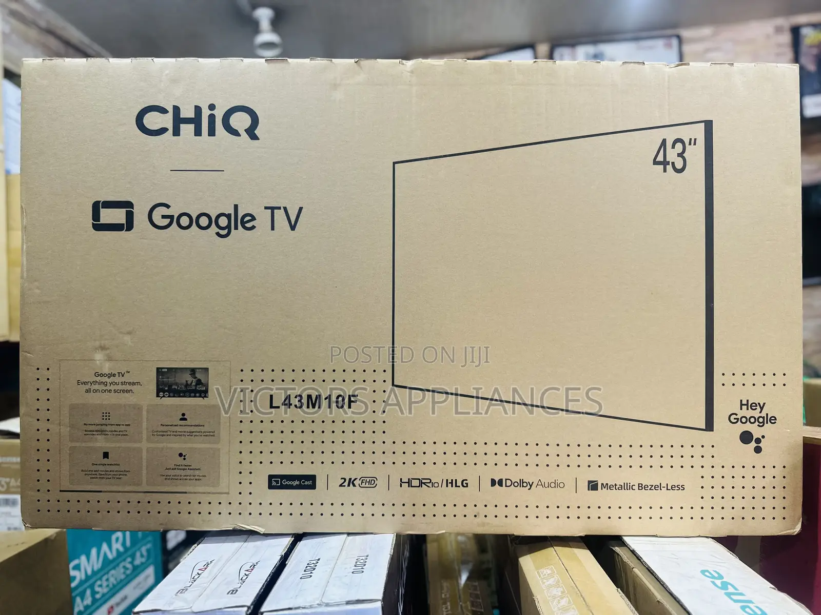 43” Chiq Google Smart Tv