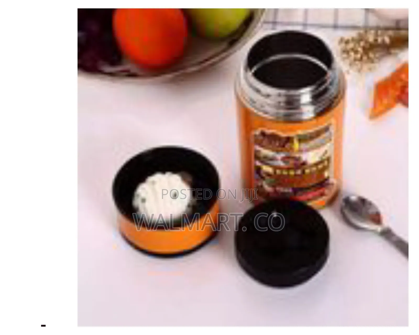 1000ml Vacuum Insulated Thermo Food Vacuum Flask-Orange