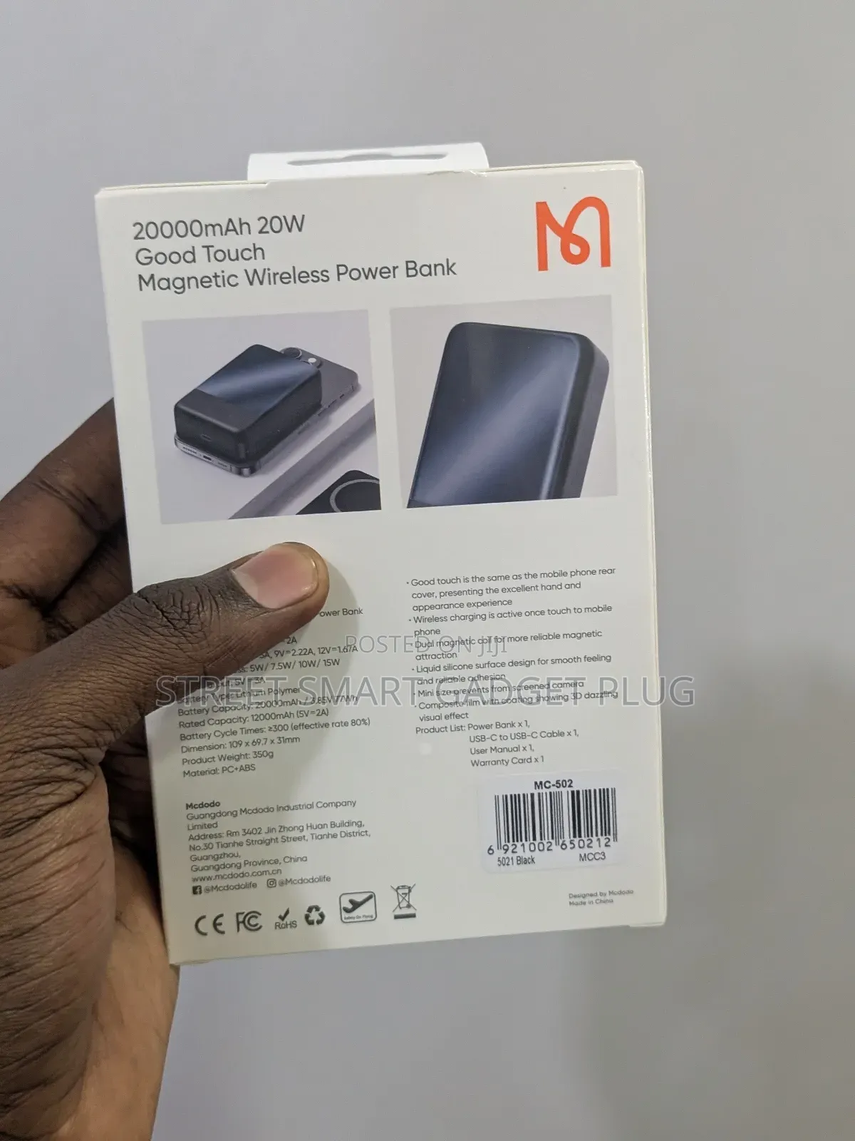 McDodo Good-Tourch 20.000mah Power Bank