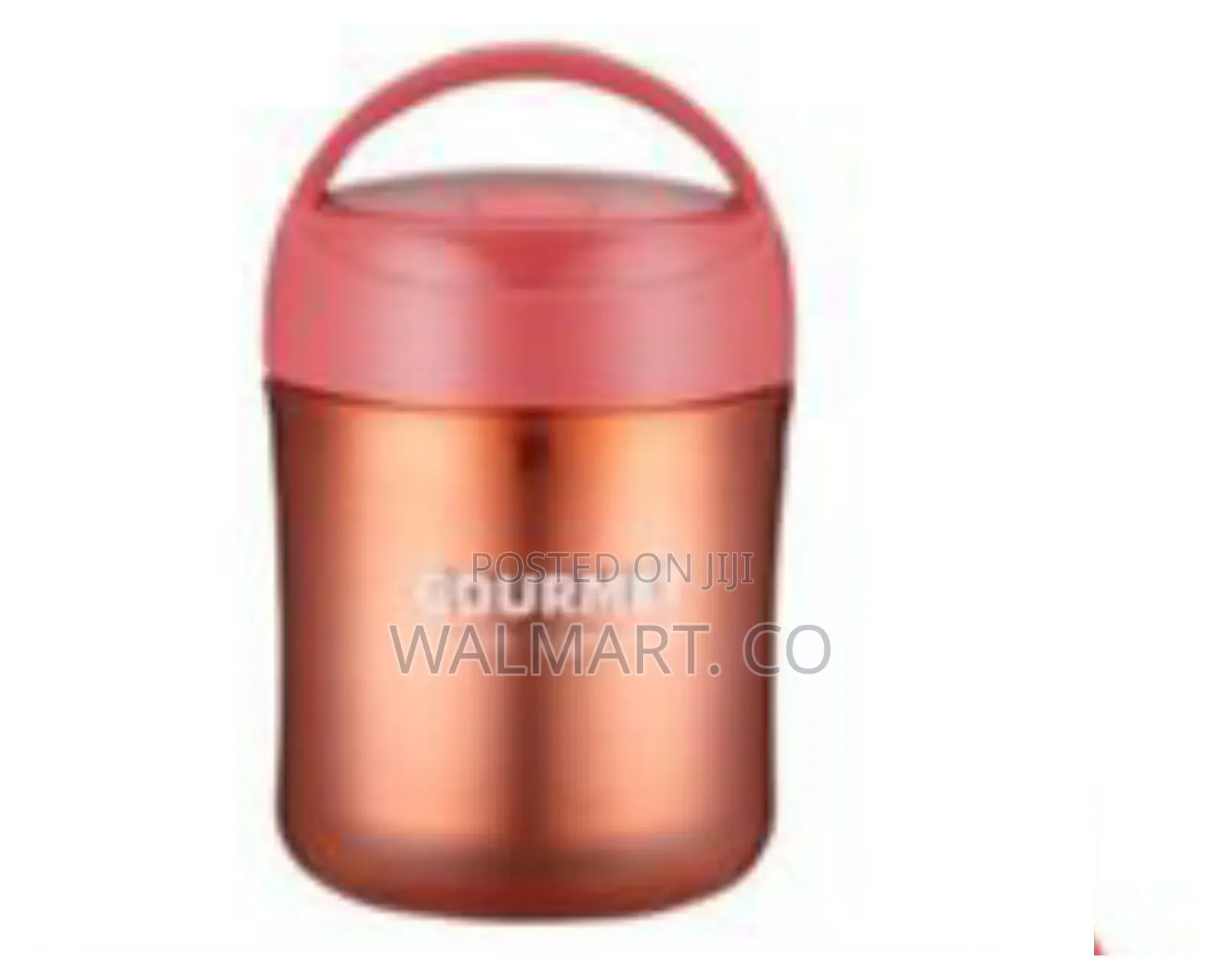 Plastic Insulated Thermal Lunch Box 500ml-Pink
