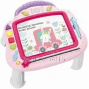 Magnetic Drawing Board, 3in1 Light Up Musical Doodle Board For Toddler