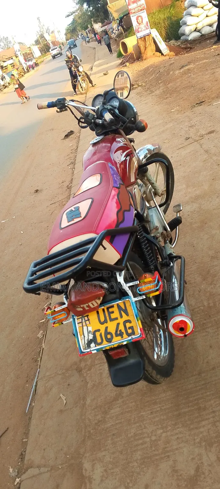 TVS XL 100 2019 Red