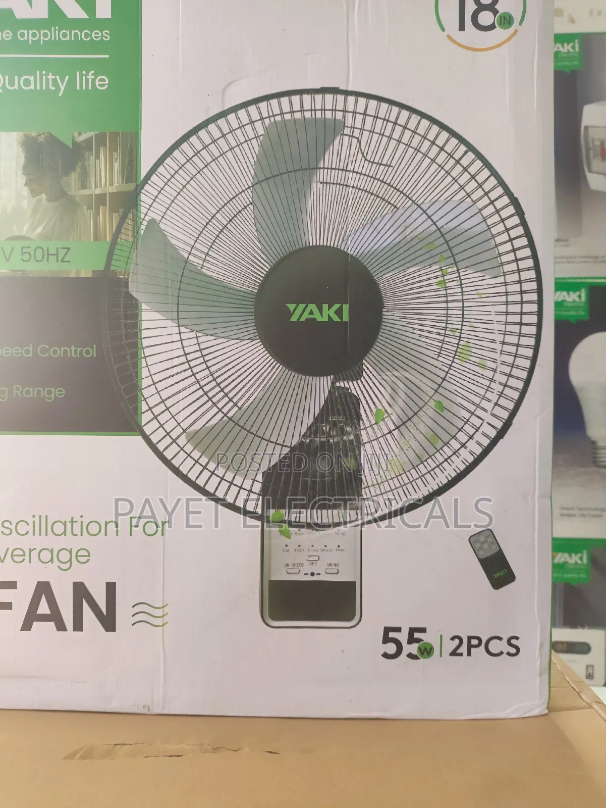 Mistral Yaki Wall Fan for Your Room