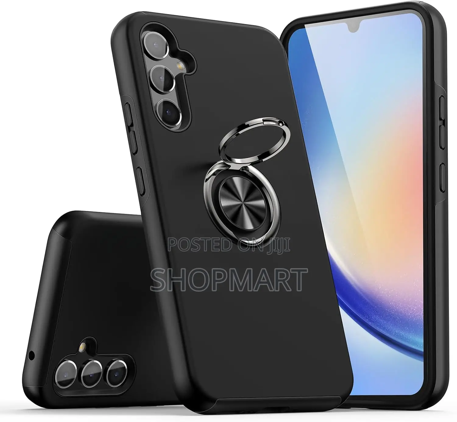 Case for Samsung Galaxy A54 Case, Dual Layer Protective Pc Back, Black