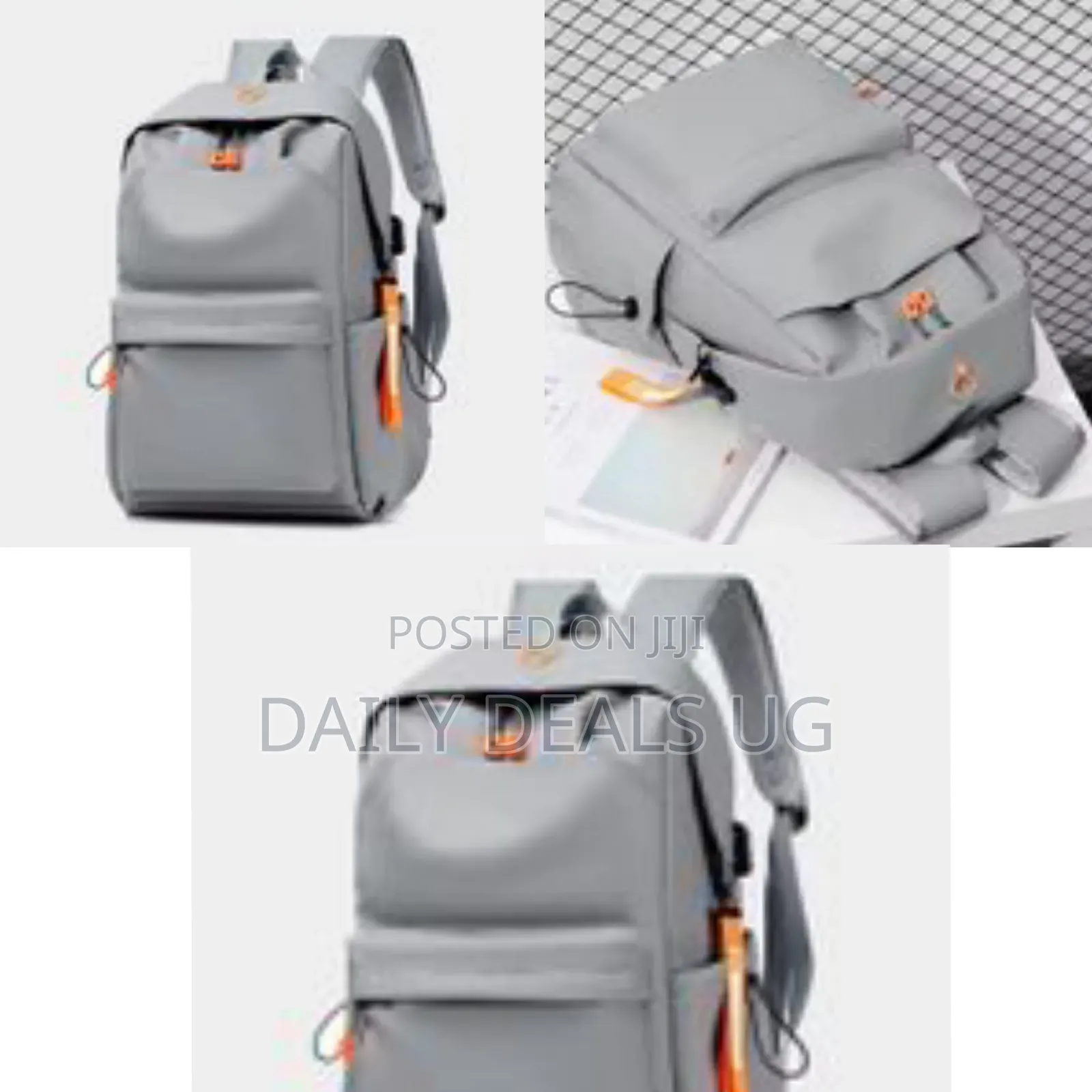Solid Color Business Travel Backpack Man Nylon Lightweight Water Proof