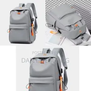 Solid Color Business Travel Backpack Man Nylon Lightweight Water Proof