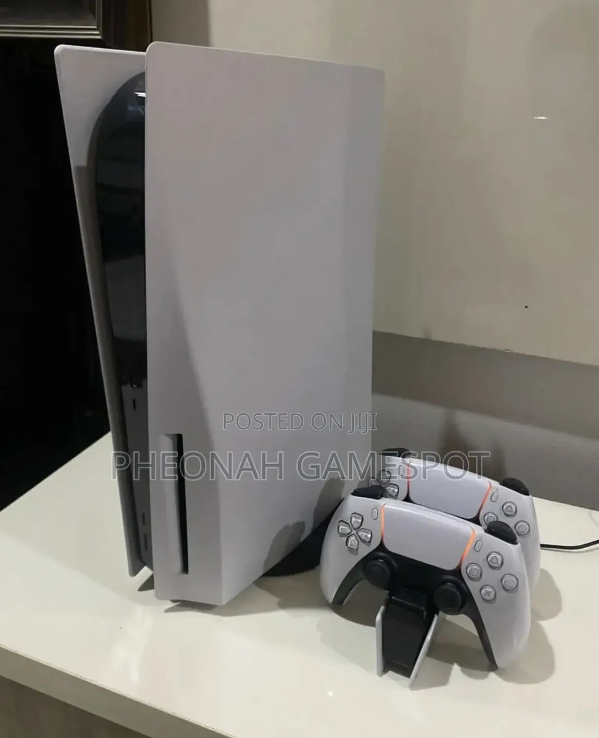 Ps5 With 2 Controllers and 4 Games, Fast Clean Console Ready Now.
