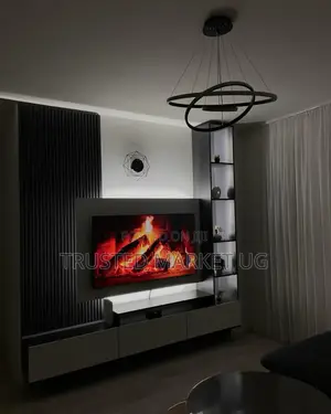 Tv Unit Wall | Modern Tv Unit | Minimalist Style | Clean Stock