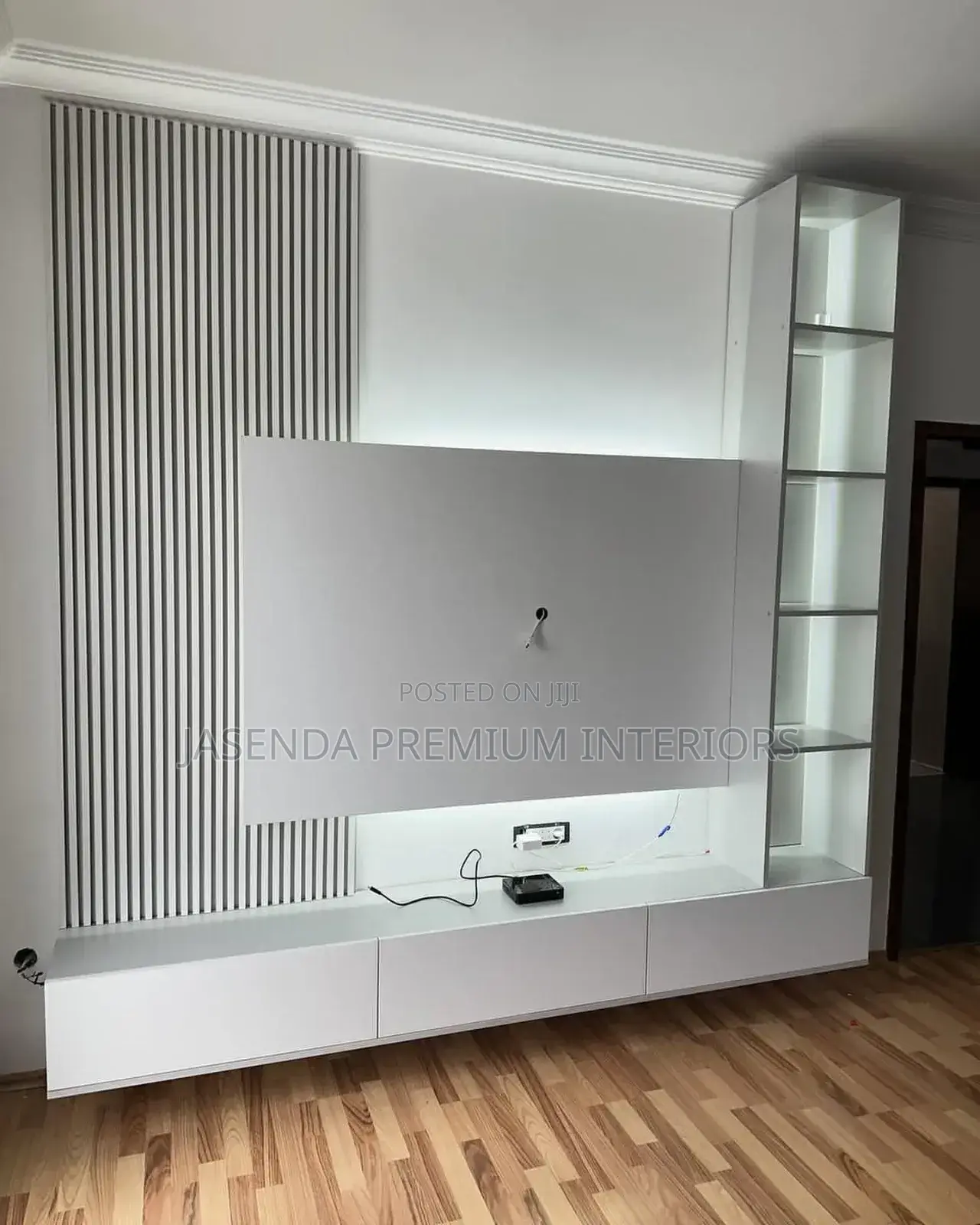Tv Unit | Tv Wall Unit | With Lights | Luxury Model