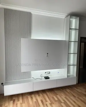 Tv Unit | Tv Wall Unit | With Lights | Luxury Model