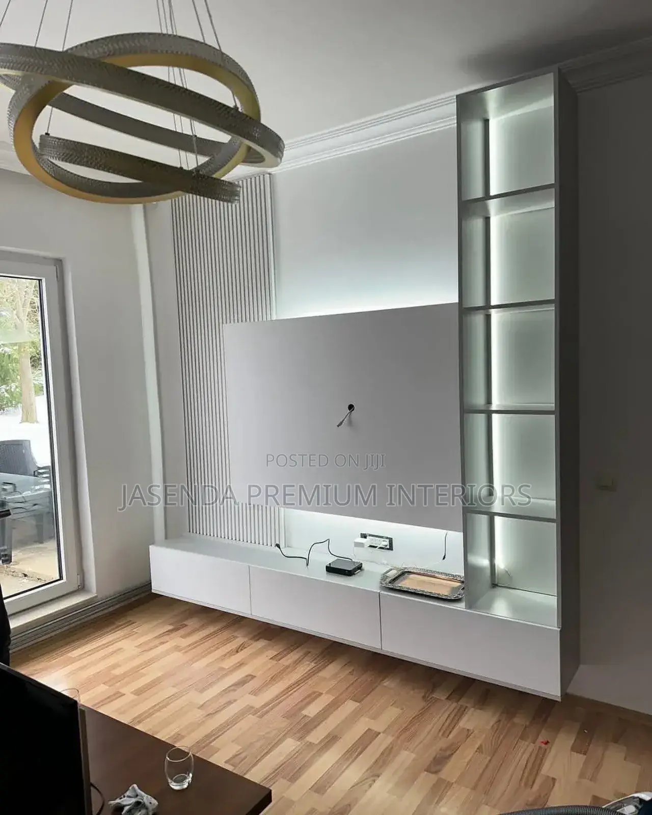 Tv Unit | Tv Wall Unit | With Lights | Luxury Model