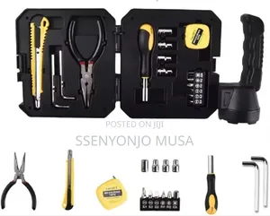 Solar Portable Lamp With Toolkit – Dual Light Source |Camping Repair