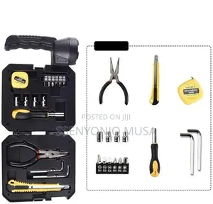 Solar Portable Lamp With Toolkit – Dual Light Source |Camping Repair