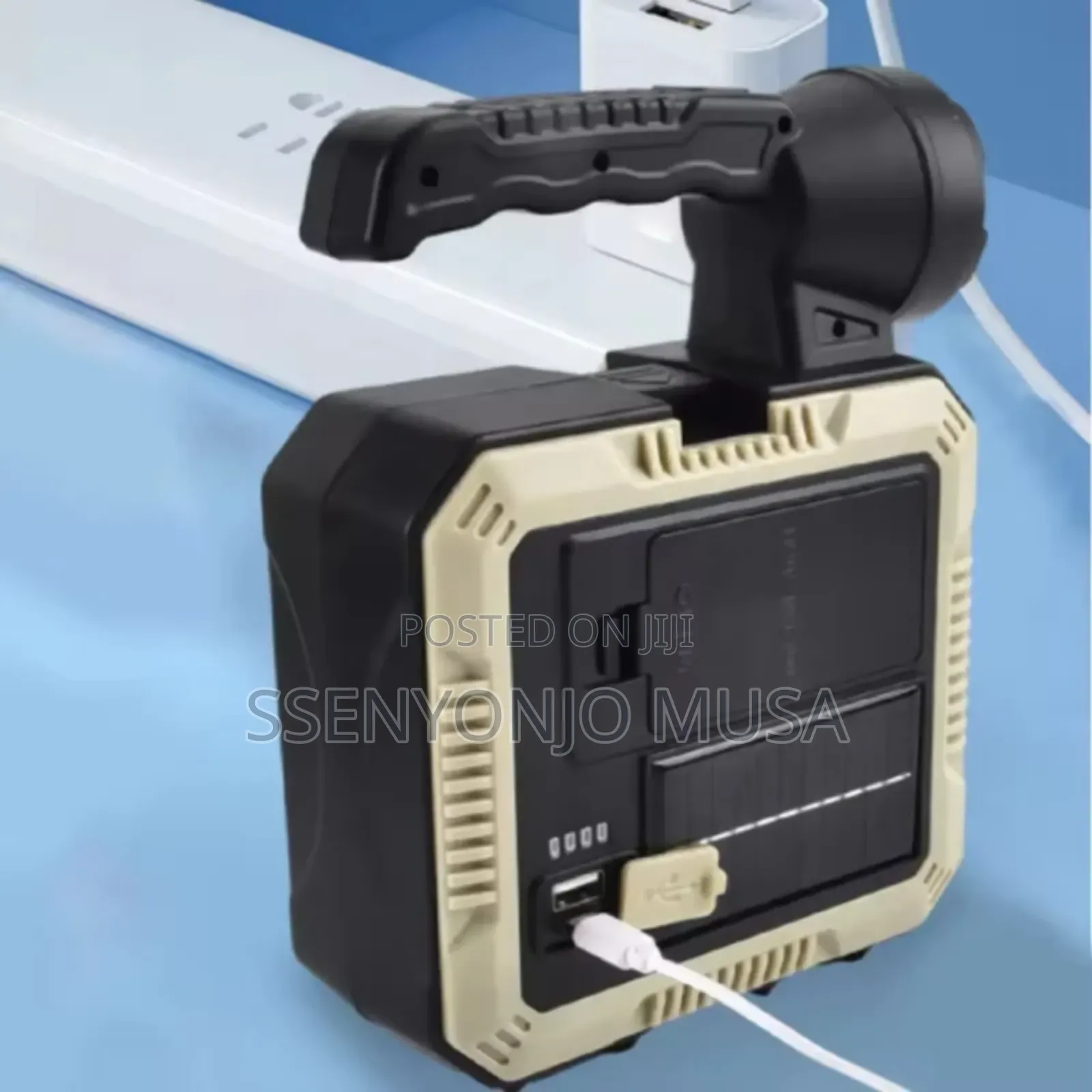 Solar Portable Lamp With Toolkit – Dual Light Source |Camping Repair