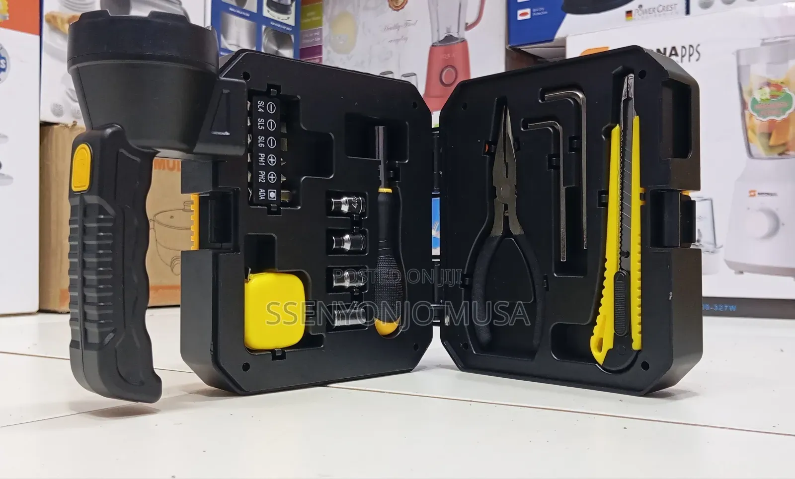 Solar Portable Lamp With Toolkit – Dual Light Source |Camping Repair