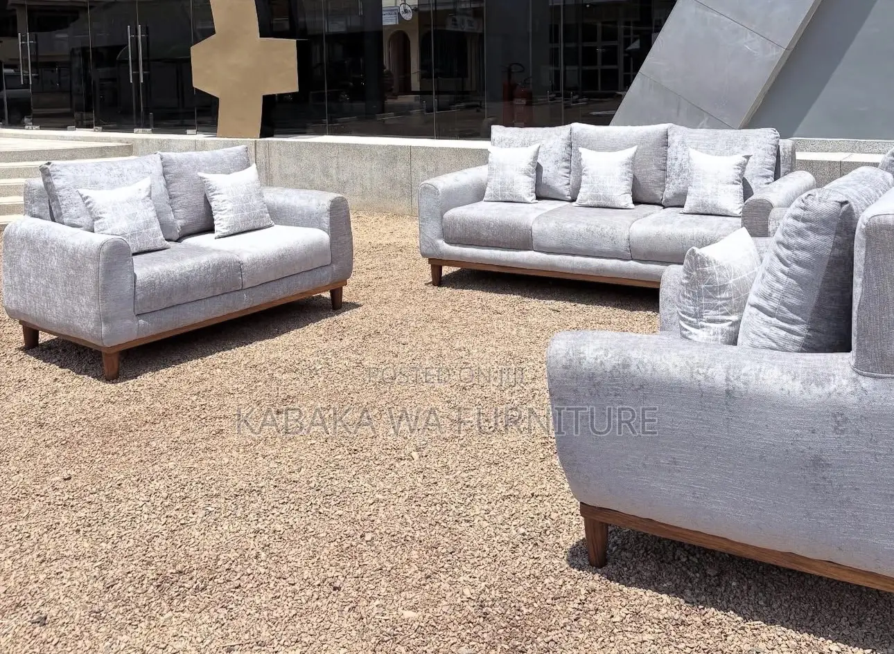 The Sofa Set Is the /Latest Design and/ Fashion, Made of Strong, 2211/