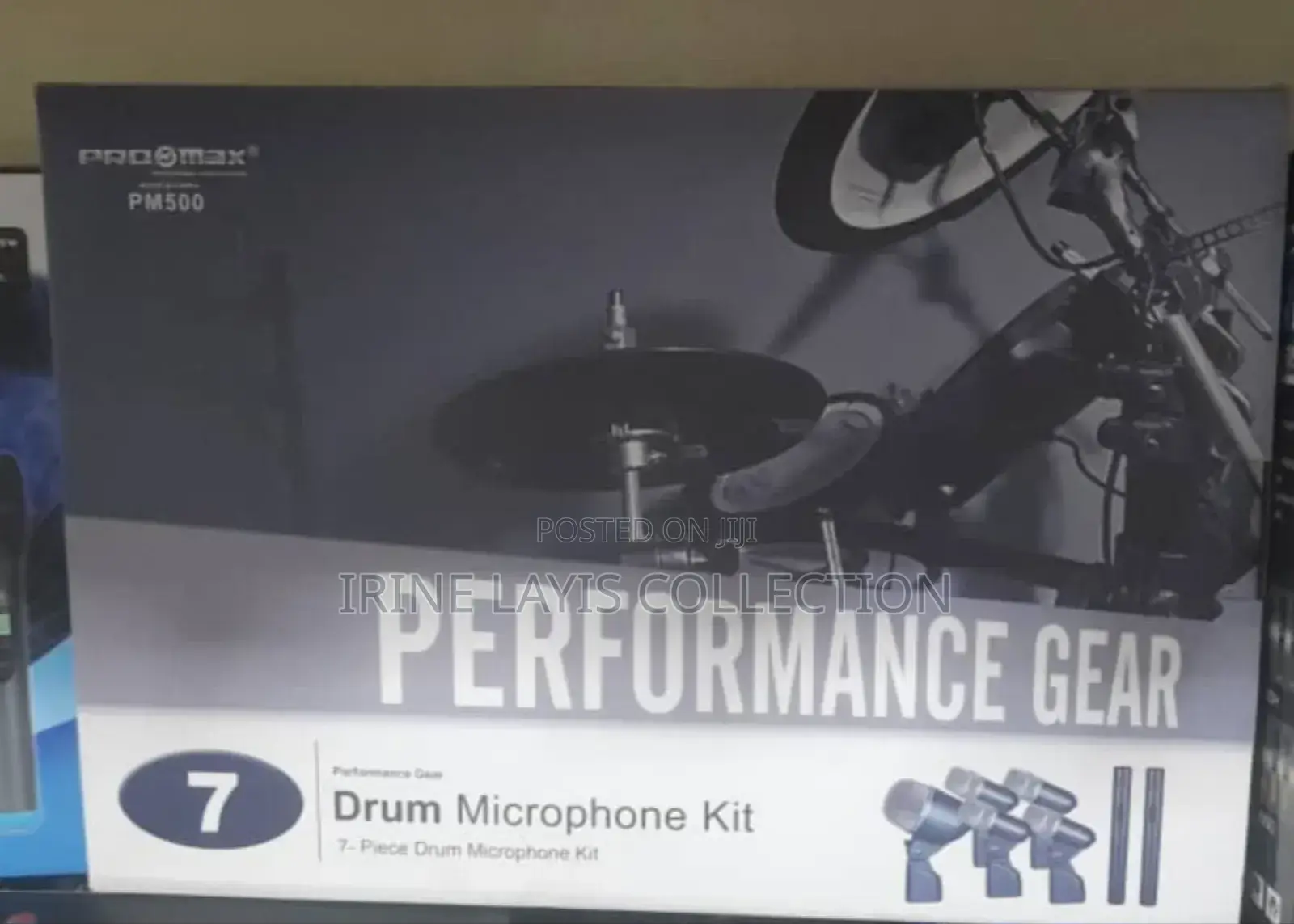 Promax Pm500 7-piece Drum Microphone Kit.