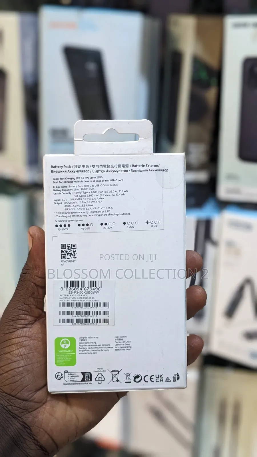 Samsung Portable Battery Pack Power Bank, 25w Super Fast Charging