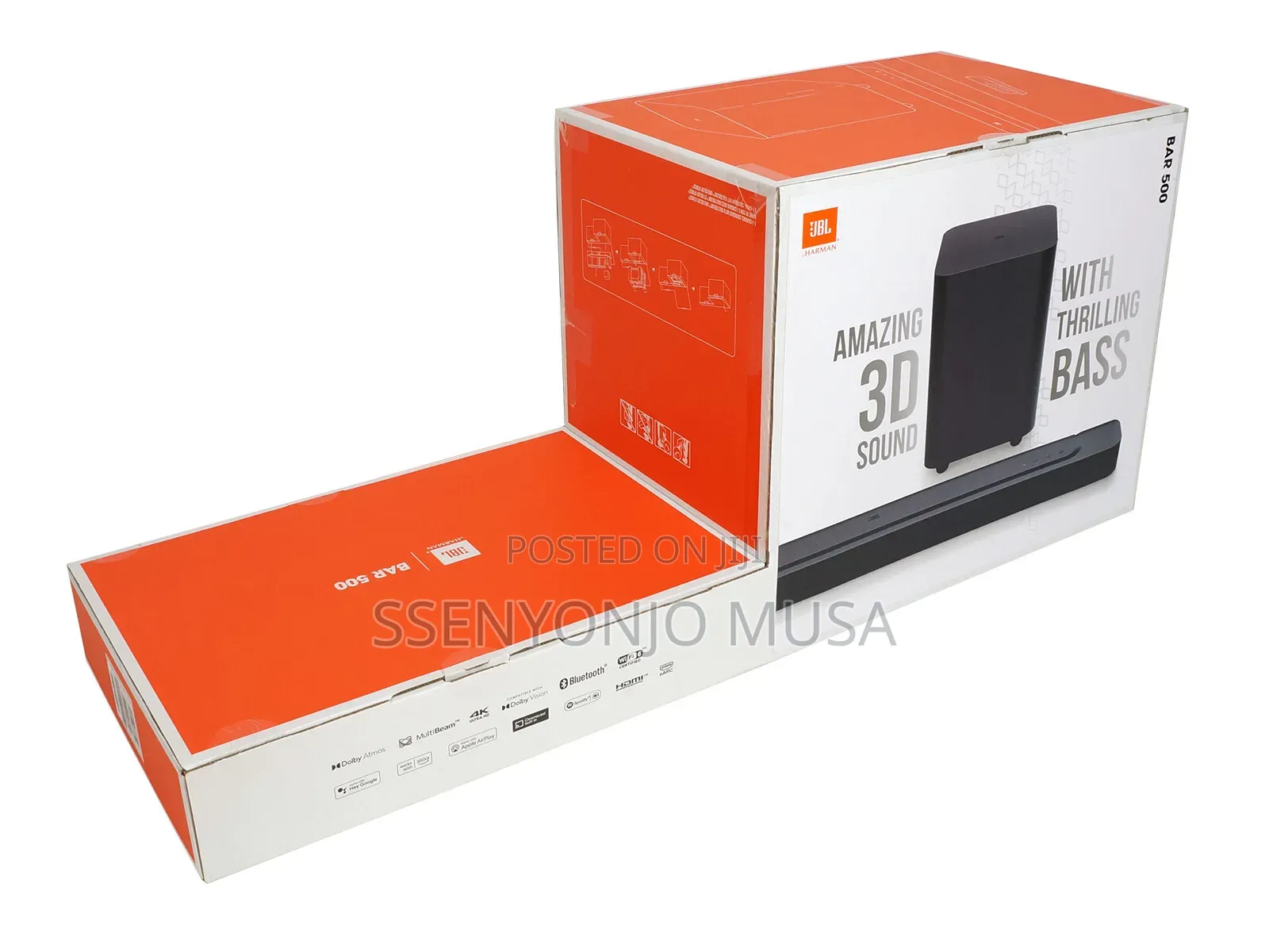JBL Bar500 Soundbar-3dsound With Thrilling Bass, D-v Bt 5.1