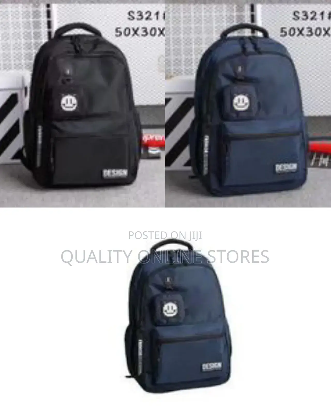 Unisex Nylon School Bag Waterproof Hiking