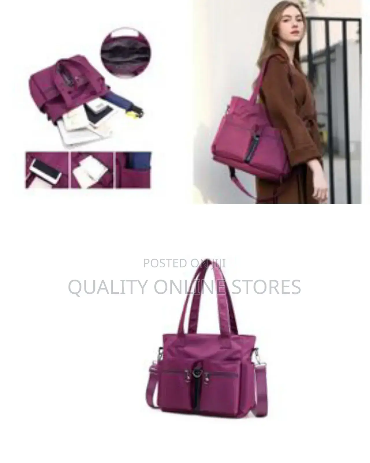 Dayfine Nylon Women Casual Tote Handbag for Women Waterproof